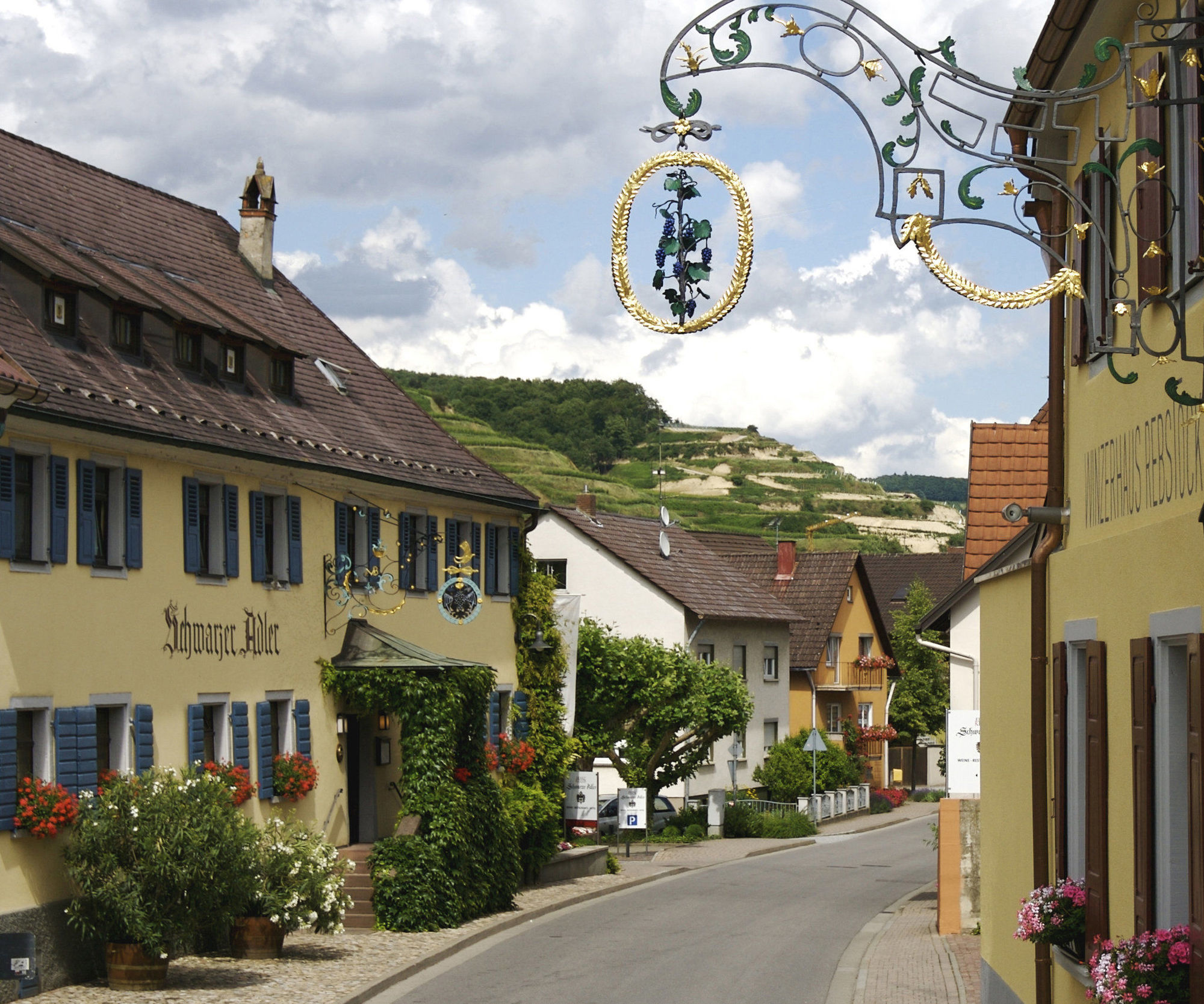 Schwarzer Adler Hotel Vogtsburg Exterior foto